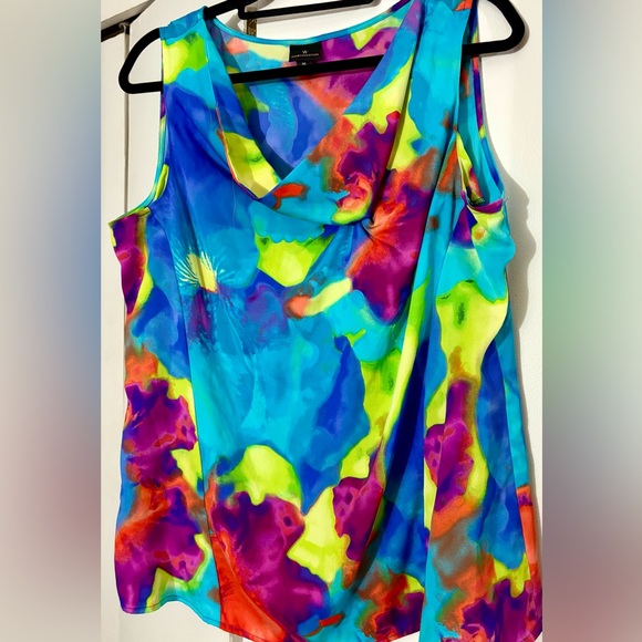 Worthington Tops - Vibrant Multicolor Women's Top